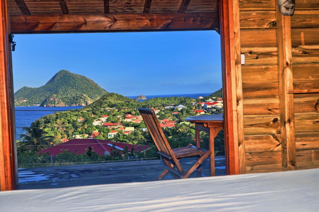 Ti Kaz Anoli Cottage En Bois Avec Vue Sur La Baie Terre-de-Bas 외부 사진
