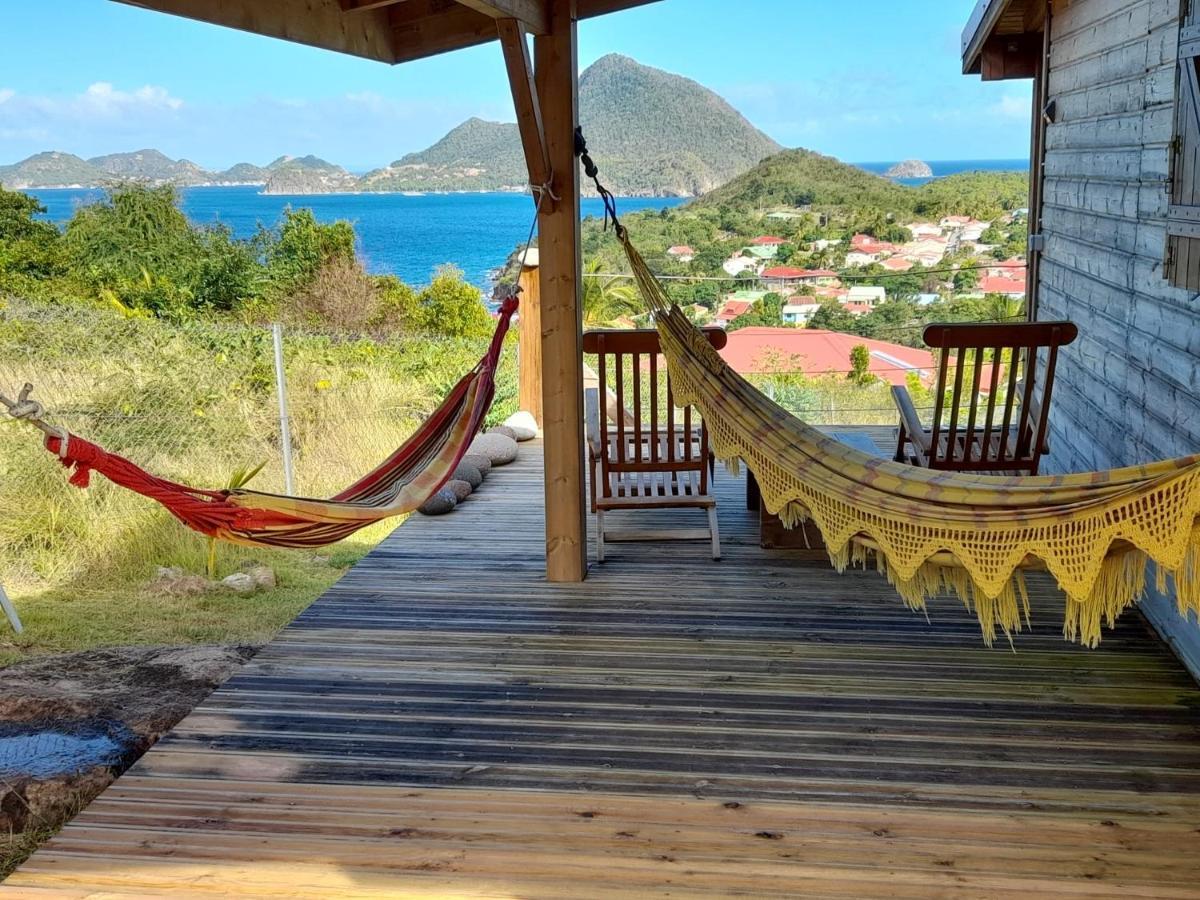 Ti Kaz Anoli Cottage En Bois Avec Vue Sur La Baie Terre-de-Bas 외부 사진
